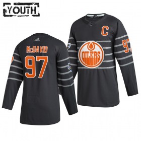 Edmonton Oilers Connor McDavid 97 Grau Adidas 2020 NHL All-Star Trikot Authentic - Kinder
